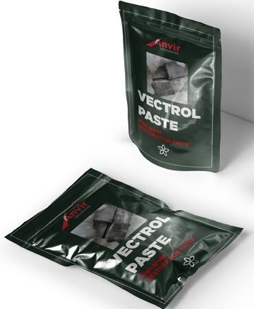 Pasta Vectrol para restauração de cédulas